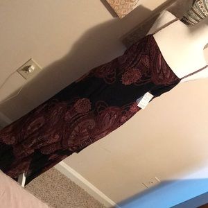 Long dress,with tags.